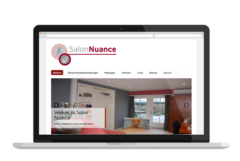 Website Salon Nuance